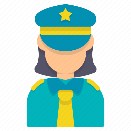 Police, woman, avatar, officer, guard, female icon - Download on Iconfinder