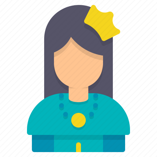 Queen, avatar, monarchy, royal, crown, woman, female icon - Download on Iconfinder