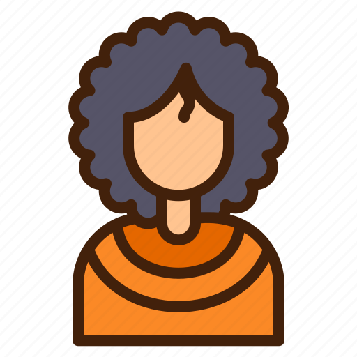 Afro, woman, hair, hairstyle, avatar, african, female icon - Download on Iconfinder