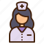 nurse, woman, avatar, hospital, healthcare, female 