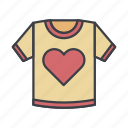 fashion, heart, shirt, tshirt 