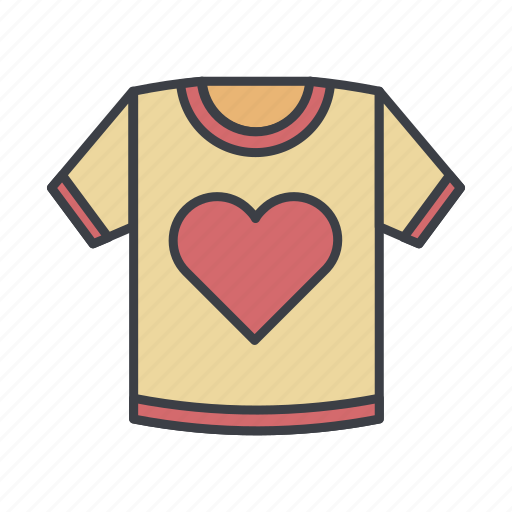 Fashion, heart, shirt, tshirt icon - Download on Iconfinder