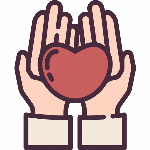 Hand, love, give, healthcare, heart icon - Download on Iconfinder