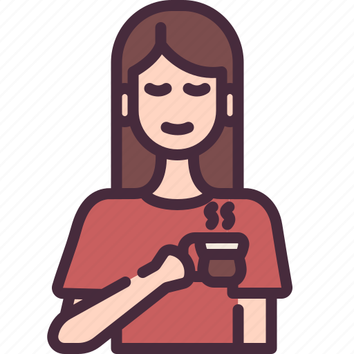 Women, drink, coffee, relax icon - Download on Iconfinder