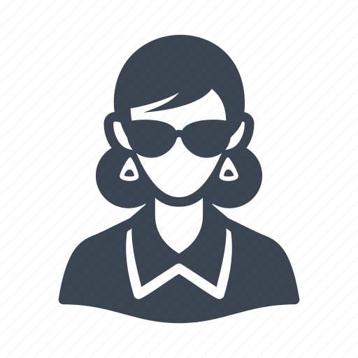 Avatar, businesswoman, spy, sunglasses icon - Download on Iconfinder