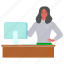 cashier, clerk, banker, manager, auditor, finance 