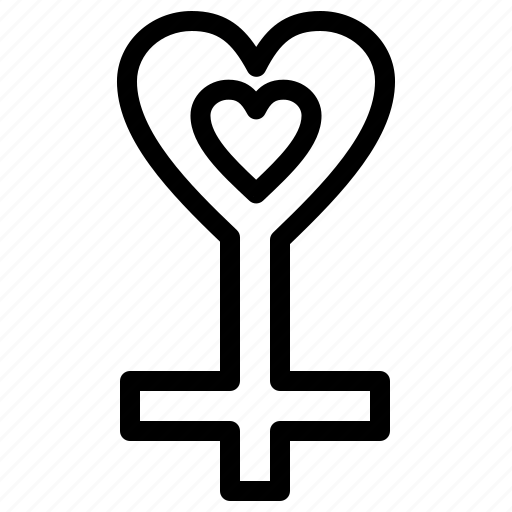 Ganderfemaile, heart, love, wedding icon - Download on Iconfinder