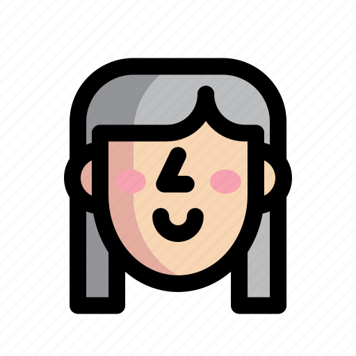 Women, girl, hairstyle, female, woman, user icon - Download on Iconfinder