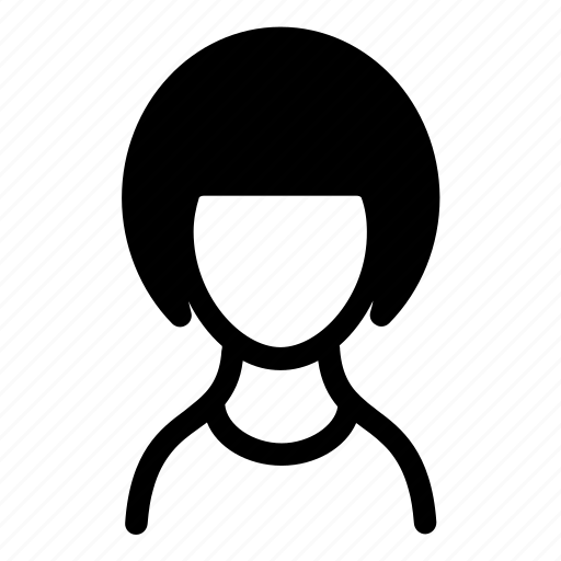 Haircut, hairstyle, picture, profile, user, woman icon - Download on Iconfinder
