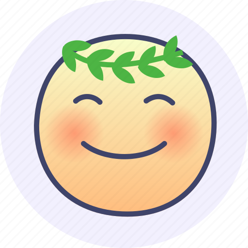 Calm, emoji, period icon - Download on Iconfinder