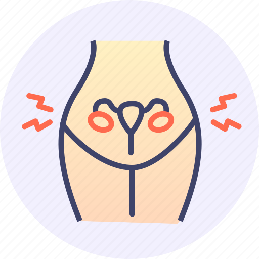 Ovulation, pain, emoji icon - Download on Iconfinder