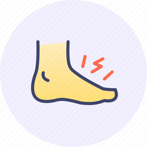 Tingling, feet, pms, symptom icon - Download on Iconfinder