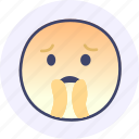worried, emoji