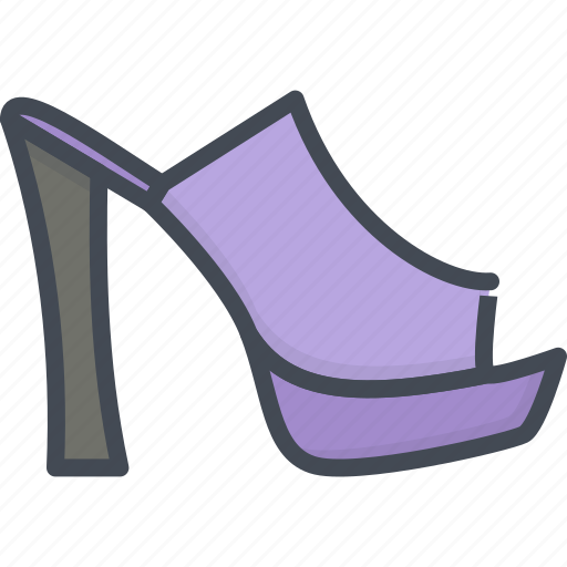 Clothes, filled, heels, high, outline, women icon - Download on Iconfinder