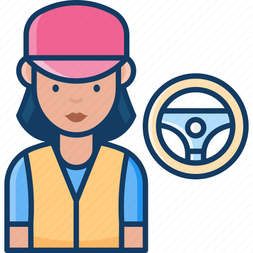 Flight attendant, women, job, avatar icon - Download on Iconfinder