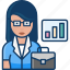 business woman, women, job, avatar 