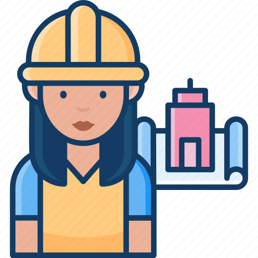 Engineer, women, job, avatar icon - Download on Iconfinder