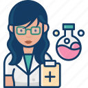 scientist, women, job, avatar