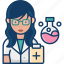 scientist, women, job, avatar 