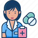 pharmacist, women, job, avatar