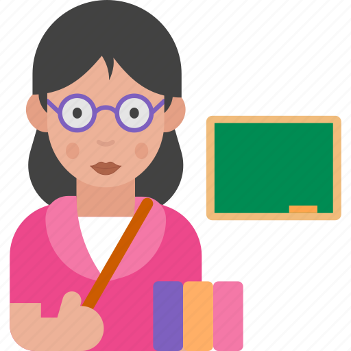 Teacher, profession, women, job icon - Download on Iconfinder