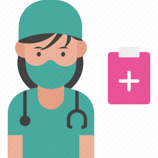 Surgeon, women, job, avatar icon - Download on Iconfinder