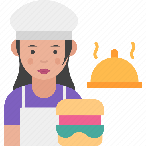 Cook, women, job, avatar icon - Download on Iconfinder