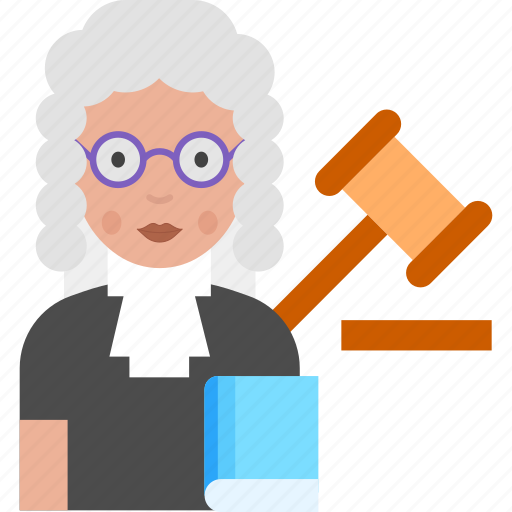 Judge, women, job, avatar icon - Download on Iconfinder