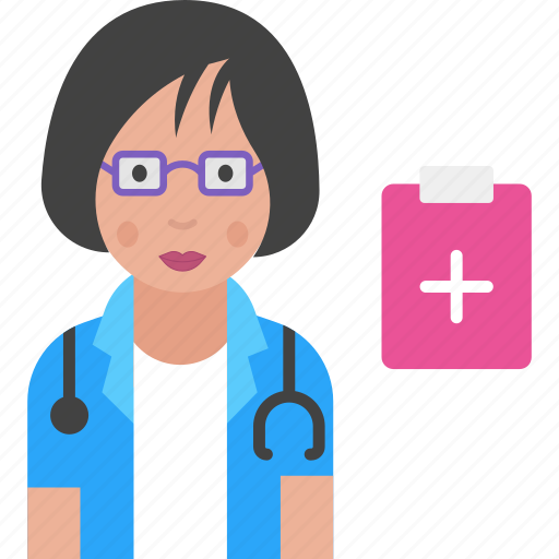 Physician, women, job, avatar icon - Download on Iconfinder