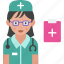 nurse, women, job, avatar 