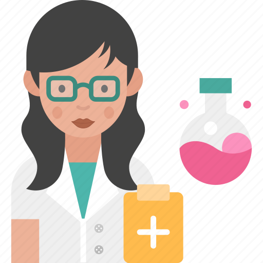 Scientist, women, job, avatar icon - Download on Iconfinder