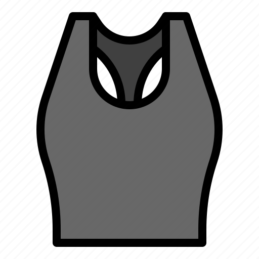 Clothes, fashion, feminine, sleeveless shirt, woman icon - Download on Iconfinder