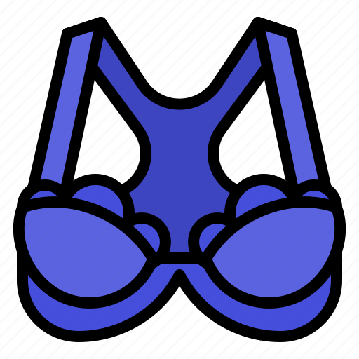 Bra, brassiere, clothes, female, undergarment, underwear icon - Download on Iconfinder