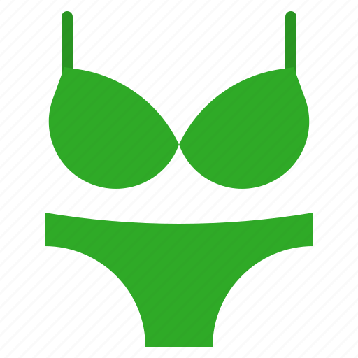 Bikini, bra, female, swimwear, undergarment, underwear, woman icon - Download on Iconfinder