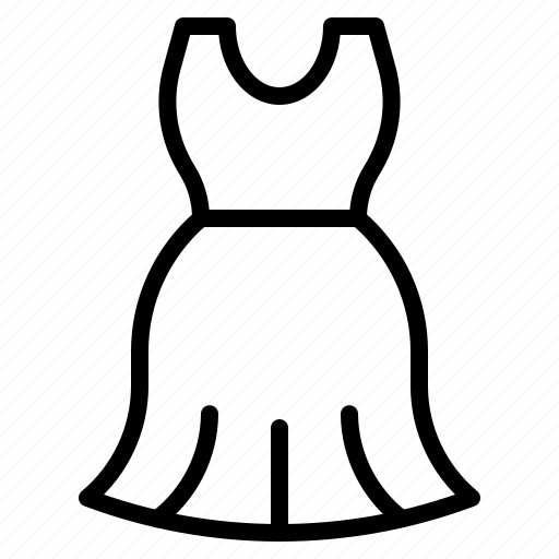 Clothes, clothing, dress, feminine, garment, woman icon - Download on Iconfinder