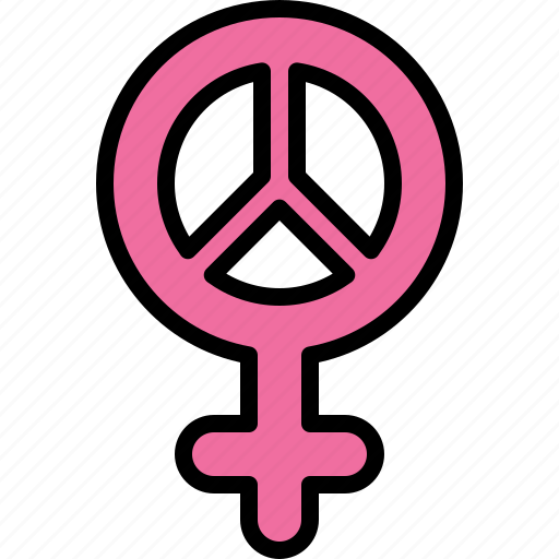 Women, iwd, celebrate, gender, sex, sign, peace icon - Download on Iconfinder