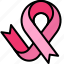 women, celebrate, ribbon, cancer, bow 