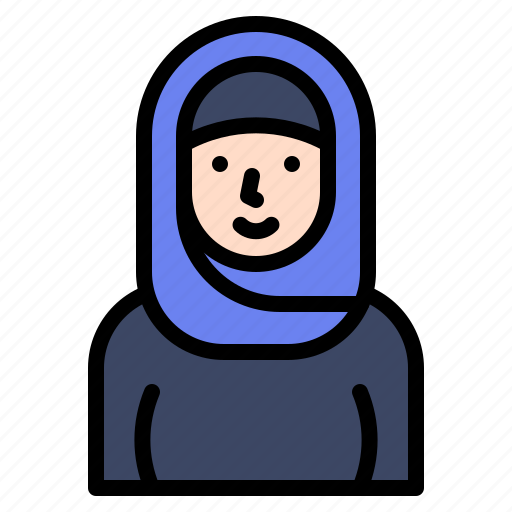 Women, celebrate, muslim, avatar, person, people icon - Download on Iconfinder