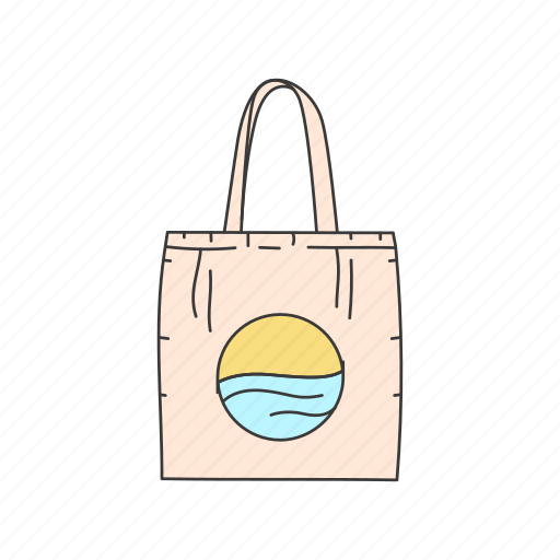 Reusable, tote, shopping, cotton, bag icon - Download on Iconfinder