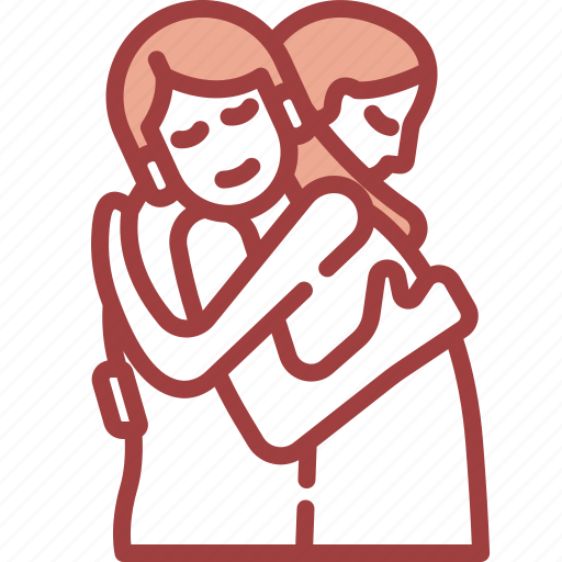 Hugging, relationship, people, friendship icon - Download on Iconfinder