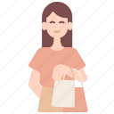 shopping, women, discount, emotion