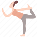 yoga, women, exercising, position