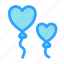 balloon, heart, valentine, love 
