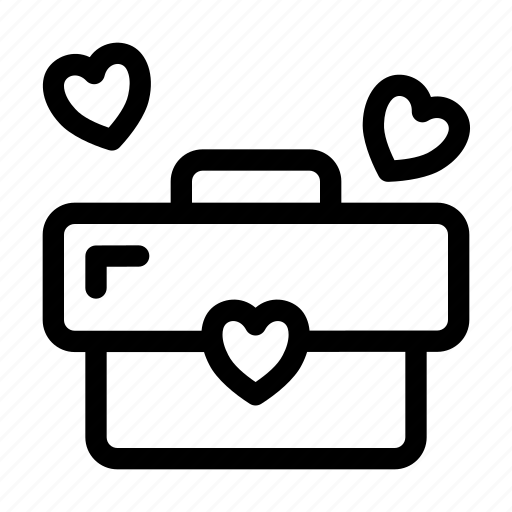 Briefcase, love, cereer, bag, woman icon - Download on Iconfinder