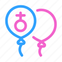 balloon, gender, party, blue, baby