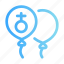 balloon, gender, party, blue, baby 