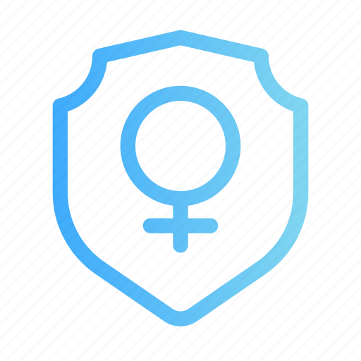 Shield, protection, safety, woman, female icon - Download on Iconfinder