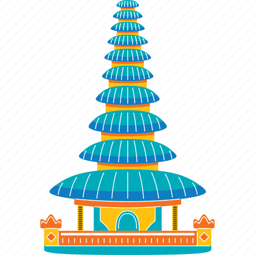 Pura, ulun, danu, indonesia, travel, tourism, culture icon - Download on Iconfinder