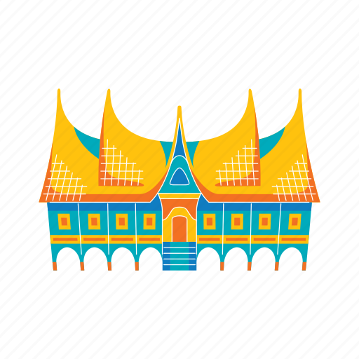 Rumah, gadang, indonesia, travel, tourism, wonderful, culture icon - Download on Iconfinder