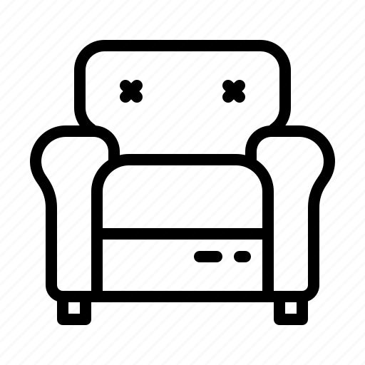 Armchair, comfortable, chair, seat, furniture icon - Download on Iconfinder